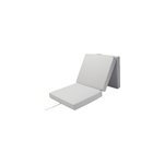 Matelas pliant gris 190x70x10 cm en polyester