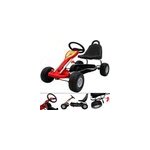 Mini kart f1 rouge � p�dale et frein pour enfant
