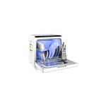 Mini lave - vaisselle noir - blanc 46x45x44 cm 5l