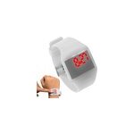 Montre led avec �cran tactile blanc