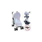 Moustiquaire 90x140cm pour poussette landau berceau transat