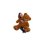 Nounours doux ours en peluche ourson xl teddy bear - brun