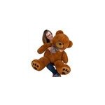 Nounours doux ours en peluche ourson xl teddy bear - brun
