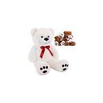 Ours en peluche cheapo blanc 98cm