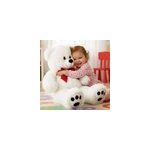 Ours en peluche nounours - l - blanc