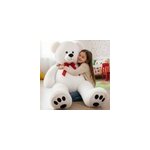 Ours en peluche nounours - xxl - blanc