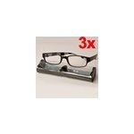 Paire de lunettes noir - lunettes de repos lecture vue (2, 5) monture m�tal �tui