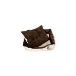 Panier pour chien et animaux 90x70cm beige - corbeille lit avec coussin amovible