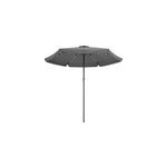 Parasol droit anthracite 3, 3m en aluminium ath�nes 24 led
