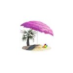 Parasol droit hawaii rose �160cm inclinable uv 30 +