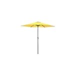 Parasol jaune - �~ 300cm - avec manivelle - jardin - terrasse