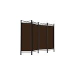 Paravent brun 180x163cm