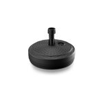 Pied de parasol anthracite 39cm rond aspect polyrotin