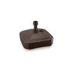 Pied de parasol brun carr� 39cm aspect polyrotin