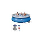 Piscine autoportante �~ 396cm avec pompe et cartouche de filtre