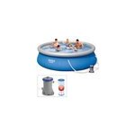 Piscine autoportante �~ 396cm avec pompe et cartouche de filtre