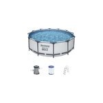 Piscine bestway �366cm steel pro max avec filtre et �chelle