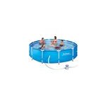 - piscine  ; steel pro ;  ; �~ 366cm avec pompe filtre - jardin piscine ;