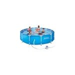 - piscine  ; steel pro ;  ; �~ 366cm avec pompe filtre - jardin piscine ;