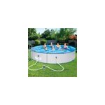 Piscine tubulaire  ; splasher ;  ; �~ 460 cm avec pompe et cartouche de filtre ;