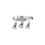 Plafonnier 3 spots orientables led rond lampe