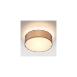 Plafonnier en tissu 30 cm taupe