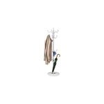 Porte - manteau blanc 37x37x175cm incurvé avec base en marbre Porte - manteau blanc 37x37x175cm incurvé avec base en marbre