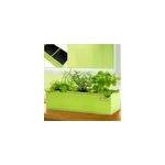 Pot de fleurs 6 l - bac � fleurs avec 3 cases - plantation jardin balcon vert