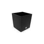 Pot � fleurs 64 l anthracite polyrotin avec poign�e