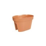 Pots de fleurs pour balcon terre cuite, jardini�res, plantation balustrades 12l