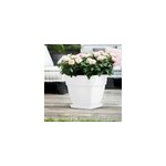Pot de fleurs blanc 36x35x36cm 30l
