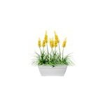 Pot de fleurs blanc 76, 5x33, 3x35cm 63l