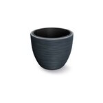 Pot de fleurs cannel� anthracite plastique 40x32cm
