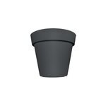 Pot de fleurs plantes jardini�re xxl lofly en plastique - 49x46cm - anthracite