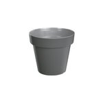 Pot de fleurs plantes jardini�re xxl lofly en plastique - 49x46cm - gris pierre
