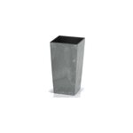 Pot de fleurs style bton 91l gris