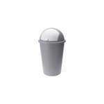 Poubelle 50l taupe 68 x 40cm avec couvercle basculant