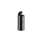 Poubelle automatique noir 30 litres en acier inox
