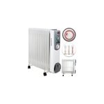 Radiateur bain d'huile 2500w - 13 rainures