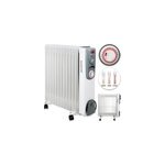 Radiateur bain d'huile 2500w - 13 rainures