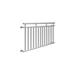 Rampe de balcon acier 90x184cm