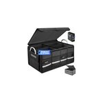 Rangement coffre de voiture noir 60x35x30cm