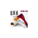 R�pe avec 3 accessoires - hache r�pe d�coupe tranche cuisine - blanc et rouge