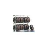Rayonnage pour pneus, jeu de 2 180x120x40cm galvanisé 795kg Rayonnage pour pneus, jeu de 2 180x120x40cm galvanisé 795kg