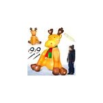 Rennes du pre nol gonflable lumineux 180cm