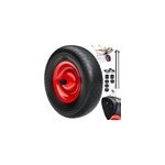 Roue de brouette anti - crevaison en mousse pu axe inclus