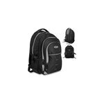 Sac � dos - sac �cole sport randonn�e voyage camping - cartable - noir et gris