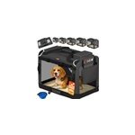 Sac de transport pour chien anthracite l 70x52x50cm pliable