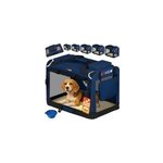 Sac de transport pour chien bleu l 70x52x50cm pliable