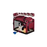 Sac de transport pour chien rouge xl 82x56x58cm pliable Sac de transport pour chien rouge xl 82x56x58cm pliable